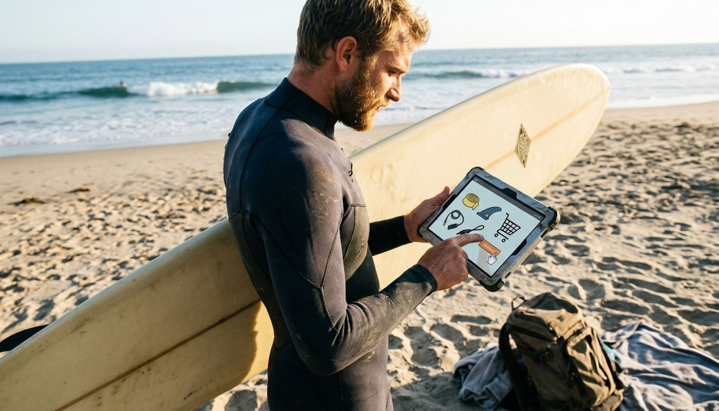 Zwischen surfbrett und warenkorb: was e-commerce von wassersportlern lernen kann